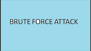 DESBrute Force attackin cryptography define brute Force attackwhat is brute Force attack [upl. by Mailiw]