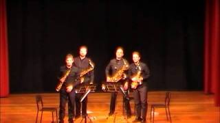 Escualo  A Piazzolla  Kansax Quartet [upl. by Silberman]