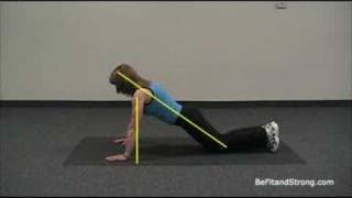 Chest Exercises The Modified Push Up [upl. by Sivel]