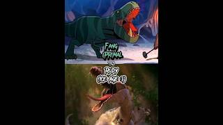 Fang Primal vs Rudy Ice Age 3 [upl. by Onra]