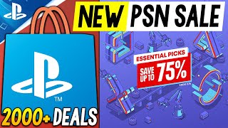 GIGANTIC NEW PSN SALE LIVE NOW PSN ESSENTIAL PICKS Sale 2000 Deals NEW PlayStation Deals 2024 [upl. by Hsu]