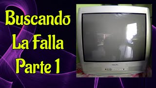 Televisor CRT Philips 21pt3005 55 no enciende  Parte 1 [upl. by Eliott]