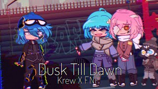 ꒰ 💙🧫 ꒱₊ Dusk Till Dawn but its Gacha ⋆·˚ ༘  Krew Version 🛍 ༊·˚Fnf x Krew  Short [upl. by Arley]