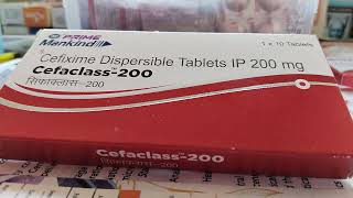 cefixime tablets cefaclass 200   PRIME Mankind [upl. by Nerissa581]