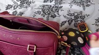 Louis Vuitton Speedy Bandouliere 25 Empreinte whats inside my bag [upl. by Leahcar]