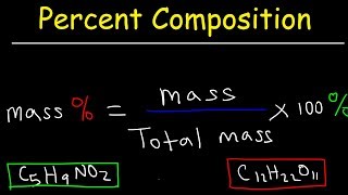 Percent Composition By Mass [upl. by Strader]