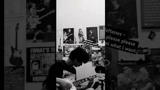 deftones  please please please let me get what i want guitar cover guitar 90 deftones altrock [upl. by Nylyaj577]