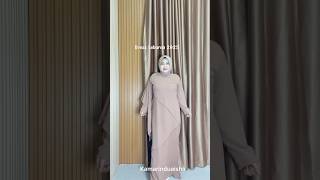 Ide ootd hijab gamis gaul kekininan [upl. by Llennehc]