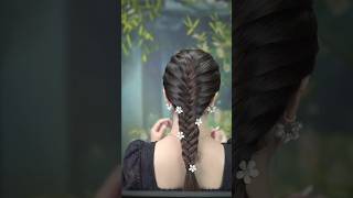 Hairstyle for girls easy Hairstyles latest hairstyle quick hairstyles hairstyle shorts diy [upl. by Brout]