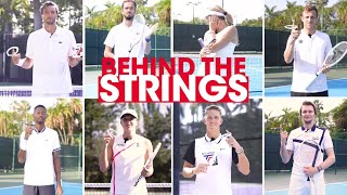 TECNIFIBRE  Discover our pro players stringing routines [upl. by Madison]