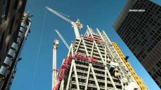 122 Leadenhall The Cheesegrater City of London Timelapse 3 [upl. by Iaras]