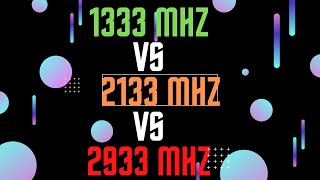 1333MHz vs 2133MHz vs 2933MHz DDR4 RAM TEST in 11 Games  Core War Zone Fortnite Conquers Blade [upl. by Ethelyn]