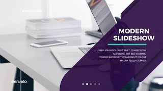 Modern Slideshow After Effects template [upl. by Geoff]