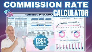 How To Calculate ANY Type Of Commission In Excel  FREE TEMPLATE [upl. by Sawtelle351]