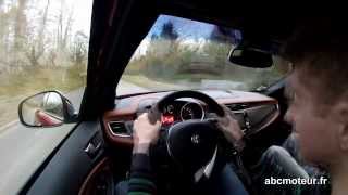 Essai Alfa Romeo Giulietta restylée 14 l MultiAir 170 cv  sound [upl. by Ettelloc928]