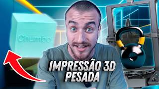 Impressões 3D pesadas  Segredo CASEIRO com materiais BARATOS [upl. by Mellette]