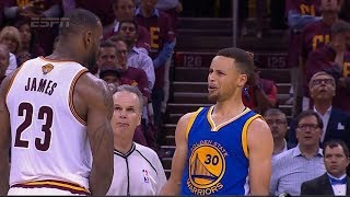 All Lebron james fights steph currygreenthompson [upl. by Downe714]