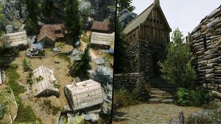 Skyrim LE Mods 2020  The Great Town of Shors Stone [upl. by Datha]