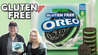 Oreo GLUTEN FREE Mint Review  Can We Tell Any Difference [upl. by Ainosal91]