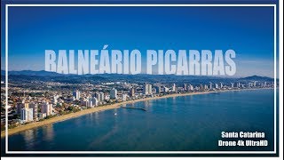 Balneário Piçarras  Santa Catarina  4K UltraHD jcdrones piçarras [upl. by Anglo103]