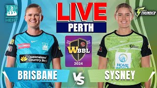 🔴Live Brisbane Heat Women vs Sydney Thunder Women  16th Match  Live Cricket Score amp Commentary [upl. by Pelaga]