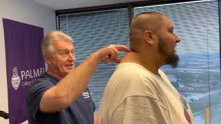 Houston Chiropractor Dr Gregory Johnson Helps Man From Oklahoma With Dowagers Hump  FHP Posture [upl. by Nairolf]