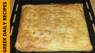 Πατατόπιτα φούρνου Potato pie  Greek daily recipes [upl. by Lesli]