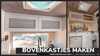 Bovenkastjes maken in onze camper  Volkswagen Crafter L2H2 [upl. by Ralyat186]