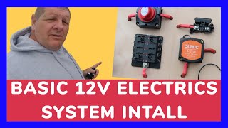 FORD TRANSIT  Basic 12v Electrics Installation [upl. by Eagle169]