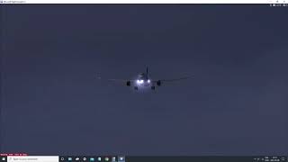 Airbus 330300 with realistic landing lights FSX [upl. by Kcyred]