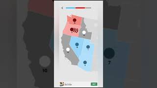 CONQUER THE MAP Strategy and Territory Building Level 1 games shortsstateio [upl. by Llenwahs]