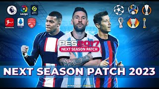 PES 2017 Next Season Winter Patch 2023 AIO [upl. by Sheeran]