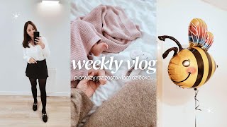 MOJE PIERWSZE WYJŚCIE BEZ NIEJ  Weekly Vlog [upl. by Yennek]