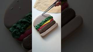 Royal icing recipe linked in my bio🍔 cheeseburger cookiedecorating oddlysatisfying asmr [upl. by Odlauso87]