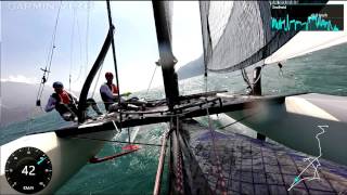 Nacra 20 FCS Garda meer eerste training [upl. by Abana]