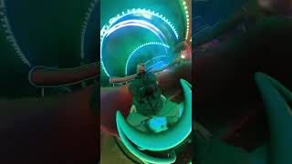 Waltzer with no music  360° EDITED ride nosound waltzer funfair [upl. by Alysoun]