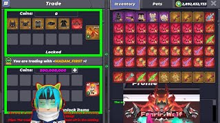 How to Get Fenrir Title and Armor for 500 million coins Skyblock Value Update BlockmanGo [upl. by Mateo]