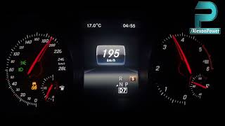 MercedesBenz CLA 200d 136hp  acceleration with Launch Assist [upl. by Retxab]