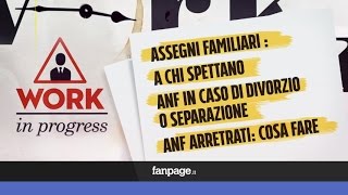 Assegni familiari tutto sulla normativa degli ANF [upl. by Eeryt]