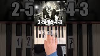 Dark Darker Yet Darker Undertale Piano Tutorial shorts [upl. by Yliram]