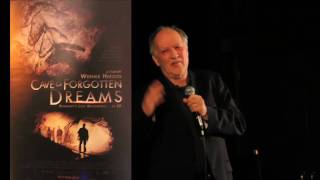 WERNER HERZOG THE CAVE OF FORGOTTEN DREAMS  CINEFAMILY [upl. by Essined]