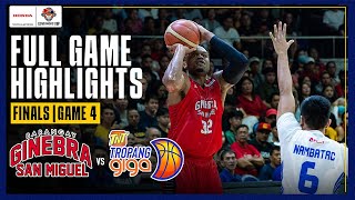 BRGY GINEBRA vs TNT  FULL GAME 4 FINALS HIGHLIGHTS  PBA SEASON 49 GOVERNORS CUP  NOV 3 2024 [upl. by Adnerol]