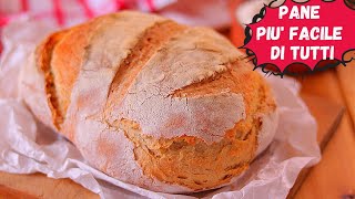 PANE FATTO IN CASA PIU FACILE DI TUTTI di Lorenzo in cucina [upl. by Viveca]