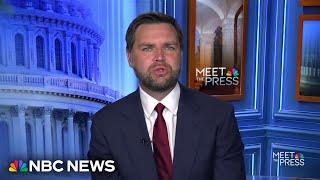 JD Vance defends Trumps call to investigate Biden family Full interview [upl. by Noella]