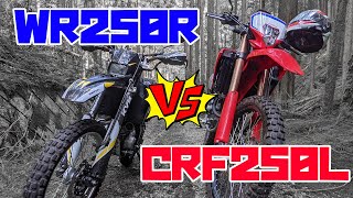 納車即オフ！新型CRF250LsとWR250Rを林道で比較！令和に買うべきバイクはどっち…？ [upl. by Dorweiler892]