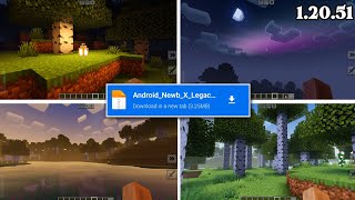 NewB Shader For Minecraft PE 12051 Patched Best Shader For MCPE  100 Working  No Lag [upl. by Nerrej]