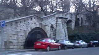 Budapest dashcam Castle district  Várhegy [upl. by Sirraf]