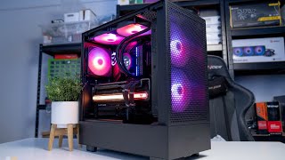 Ryzen 7  7800X3D  AMD Radeon 7900XTX 24 GB  Timelapse Custom Black NZXT HighEnd Build [upl. by Burnsed878]