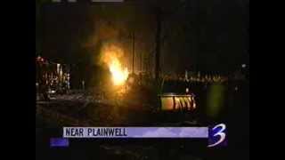 Plainwell Explosion 1999 Channel 3 Coverage [upl. by Ahsekat793]