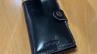 SECRID MiniWallet Premium Dusk Black Review in English by a Portuguese replacement send by SECRID [upl. by Rovaert162]